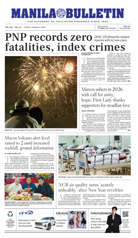 Cover of Manila Bulletin