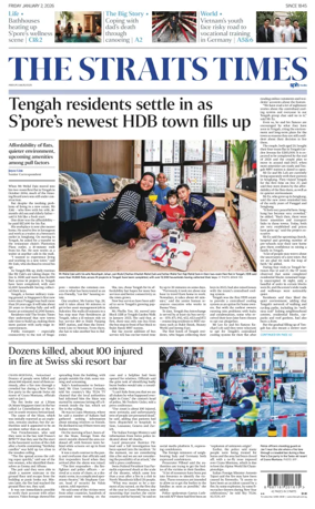 Cover of The Straits Times
