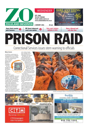 Cover of Zululand Observer - Weekender