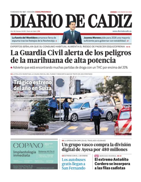 Cover of Diario de Cadiz