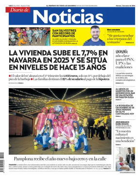 Cover of Diario de Noticias (Spain)