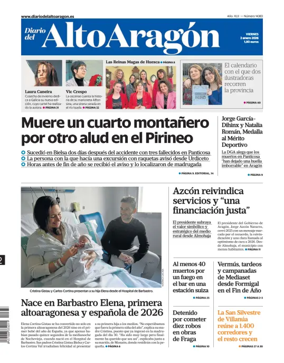 Cover of Diario del Alto Aragon