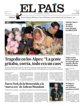 Cover of El Pais