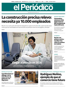 Cover of El Periódico Extremadura