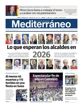 Cover of El Periodico Mediterraneo