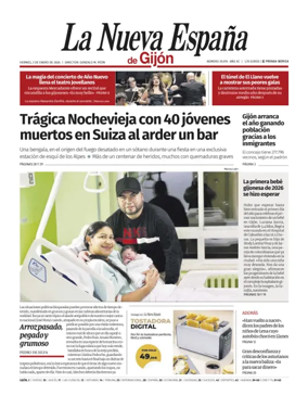 Cover of La Nueva Espana (Gijon)