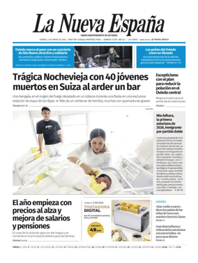 Cover of La Nueva Espana (Oviedo)