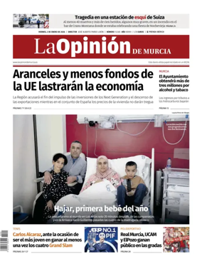 Cover of La Opinion de Murcia