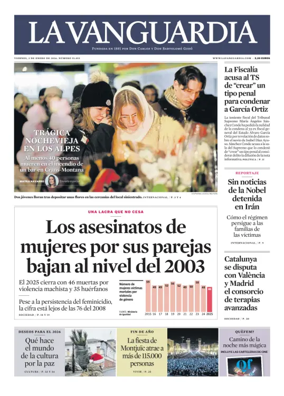 Cover of La Vanguardia