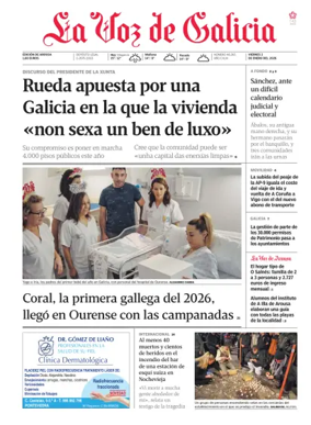 Cover of La Voz de Galicia (Arousa)