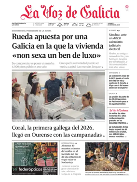 Cover of La Voz de Galicia (Barbanza)