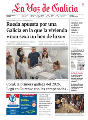 Cover of La Voz de Galicia (Carballo)