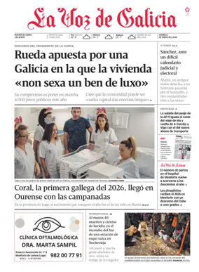 Cover of La Voz de Galicia (Monforte)