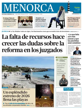 Cover of Menorca Diario Insular