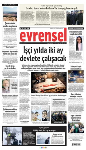 Cover of Evrensel Gazetesi