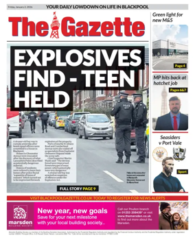 Cover of Blackpool Gazette