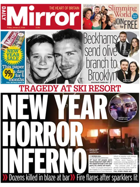 Cover of Daily Mirror
