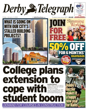 Cover of Derby Telegraph