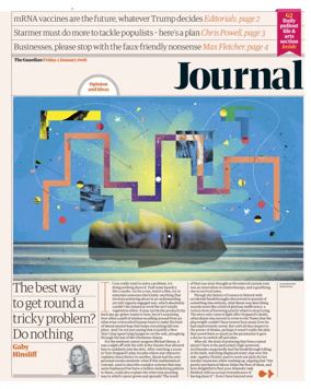Cover of The Guardian e-paper Journal
