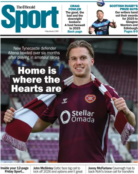 Cover of Herald Sport