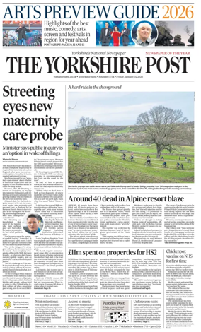 Cover of Yorkshire Post