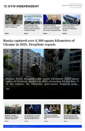 Cover of The Kyiv Independent