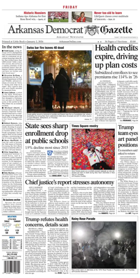 Cover of Arkansas Democrat-Gazette