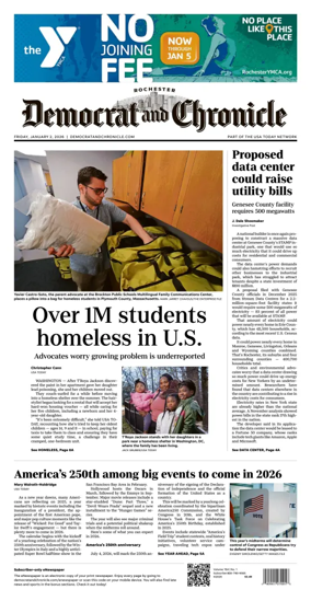 Cover of Democrat and Chronicle