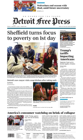 Cover of Detroit Free Press