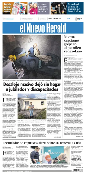 Cover of El Nuevo Herald