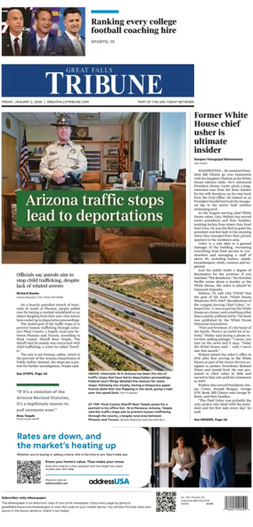 Cover of Great Falls Tribune