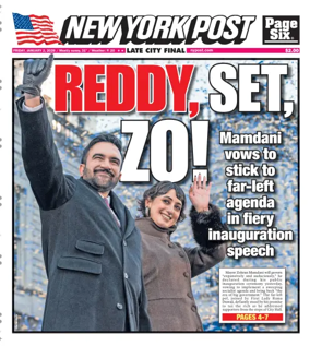 Cover of New York Post