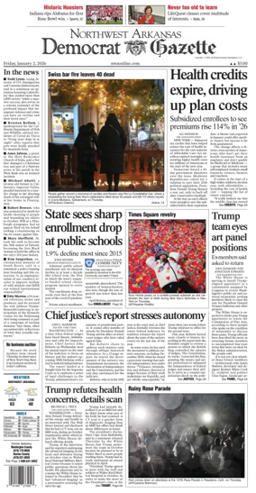 Cover of Northwest Arkansas Democrat-Gazette