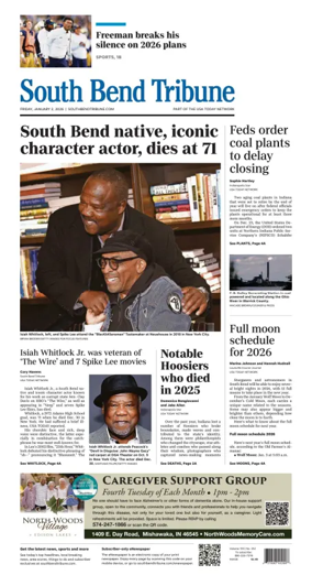 Cover of South Bend Tribune