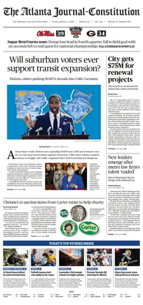 Cover of The Atlanta Journal-Constitution