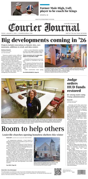 Cover of The Courier-Journal (Louisville)