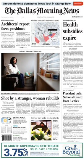 Cover of The Dallas Morning News