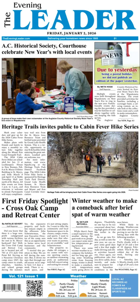 Cover of The Evening Leader