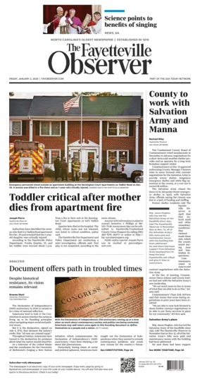 Cover of The Fayetteville Observer