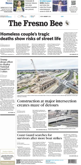 Cover of The Fresno Bee