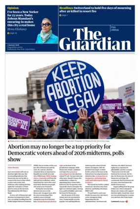 Cover of The Guardian (USA)