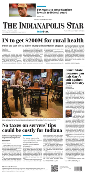 Cover of The Indianapolis Star
