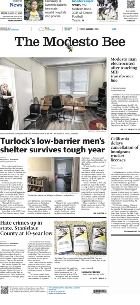 Cover of The Modesto Bee