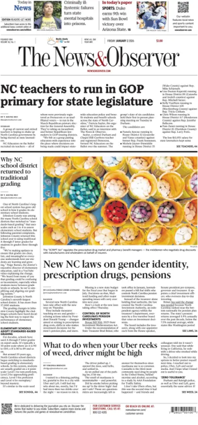 Cover of The News & Observer