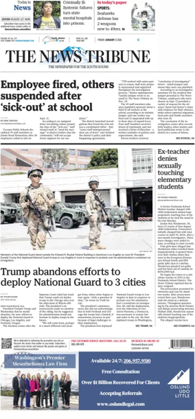 Cover of The News Tribune