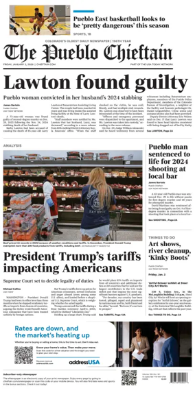 Cover of The Pueblo Chieftain