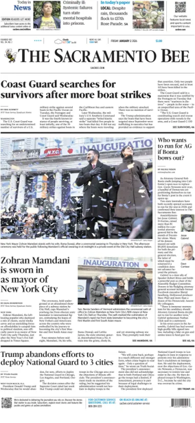 Cover of The Sacramento Bee