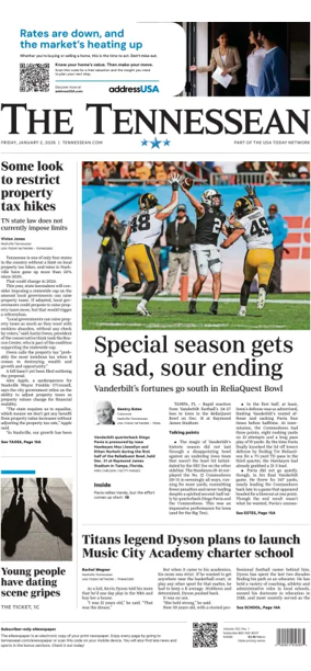 Cover of The Tennessean