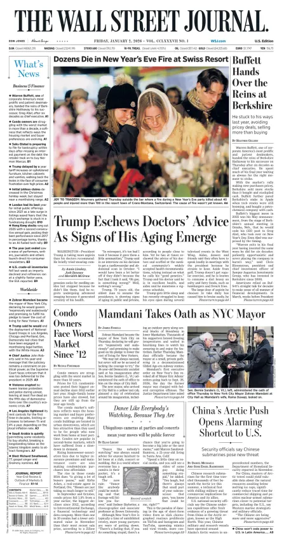 Cover of The Wall Street Journal
