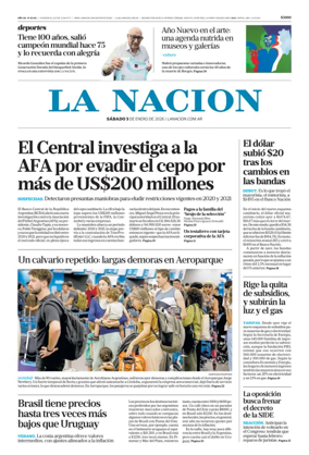Cover of La Nacion
